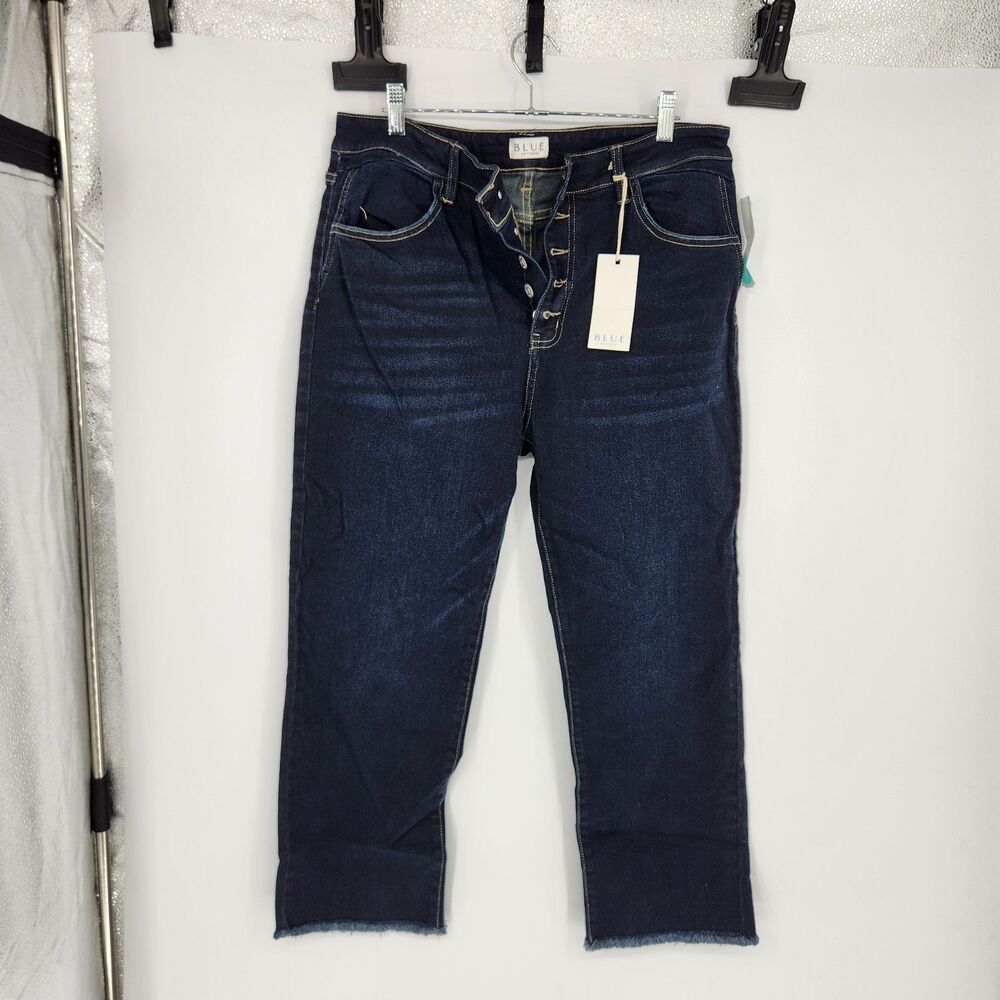 Blue By Artemis Women's Size 14 indigo Maria Skinny Jeans NWT Button Fly‎